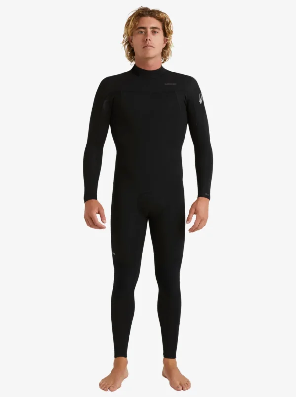 Quiksilver Wetsuits>3/2 Everyday Sessions Back-Zip Wetsuit BLACK