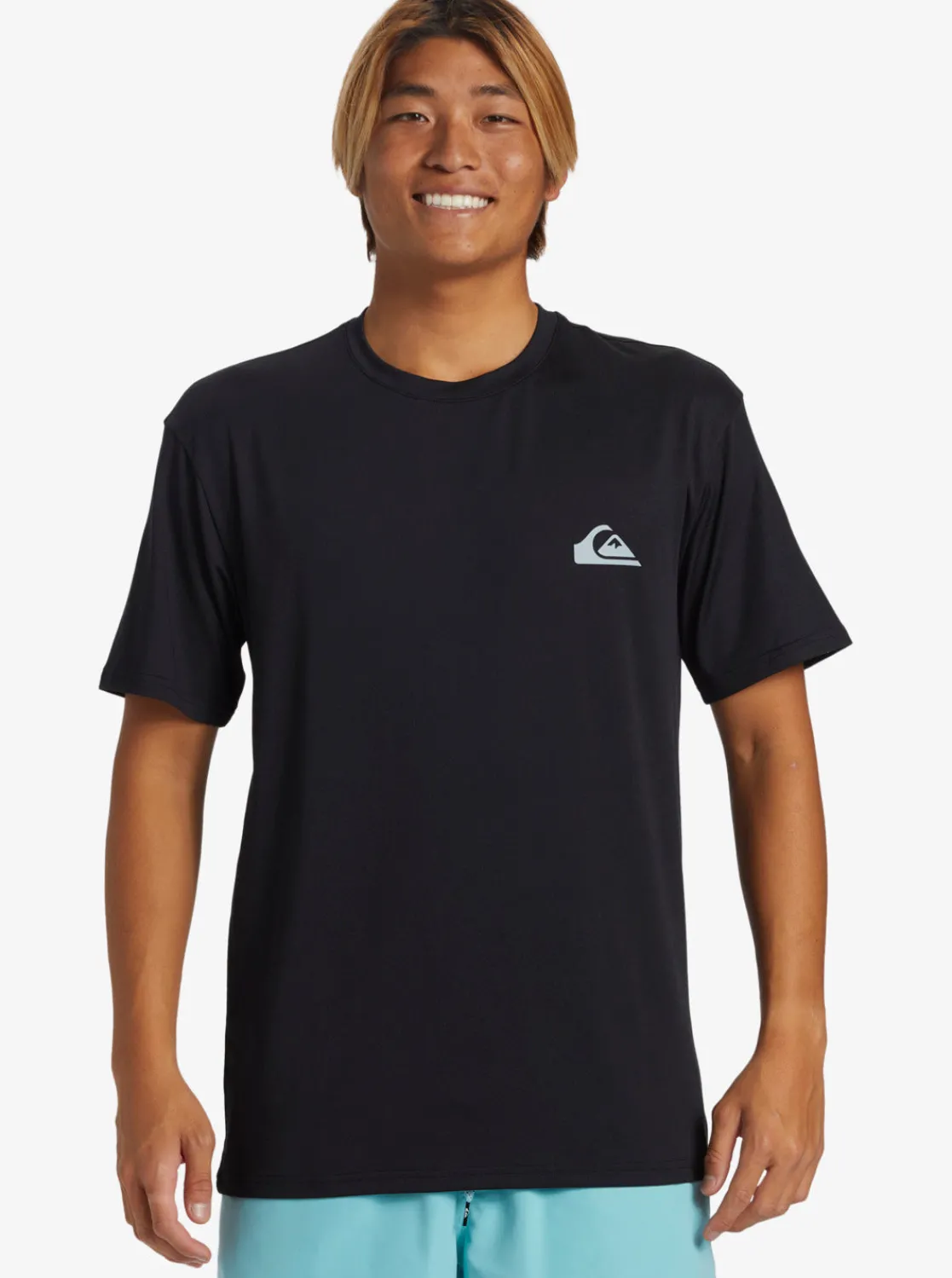 Quiksilver Rashguards>Everyday Short Sleeve Surf Tee BLACK