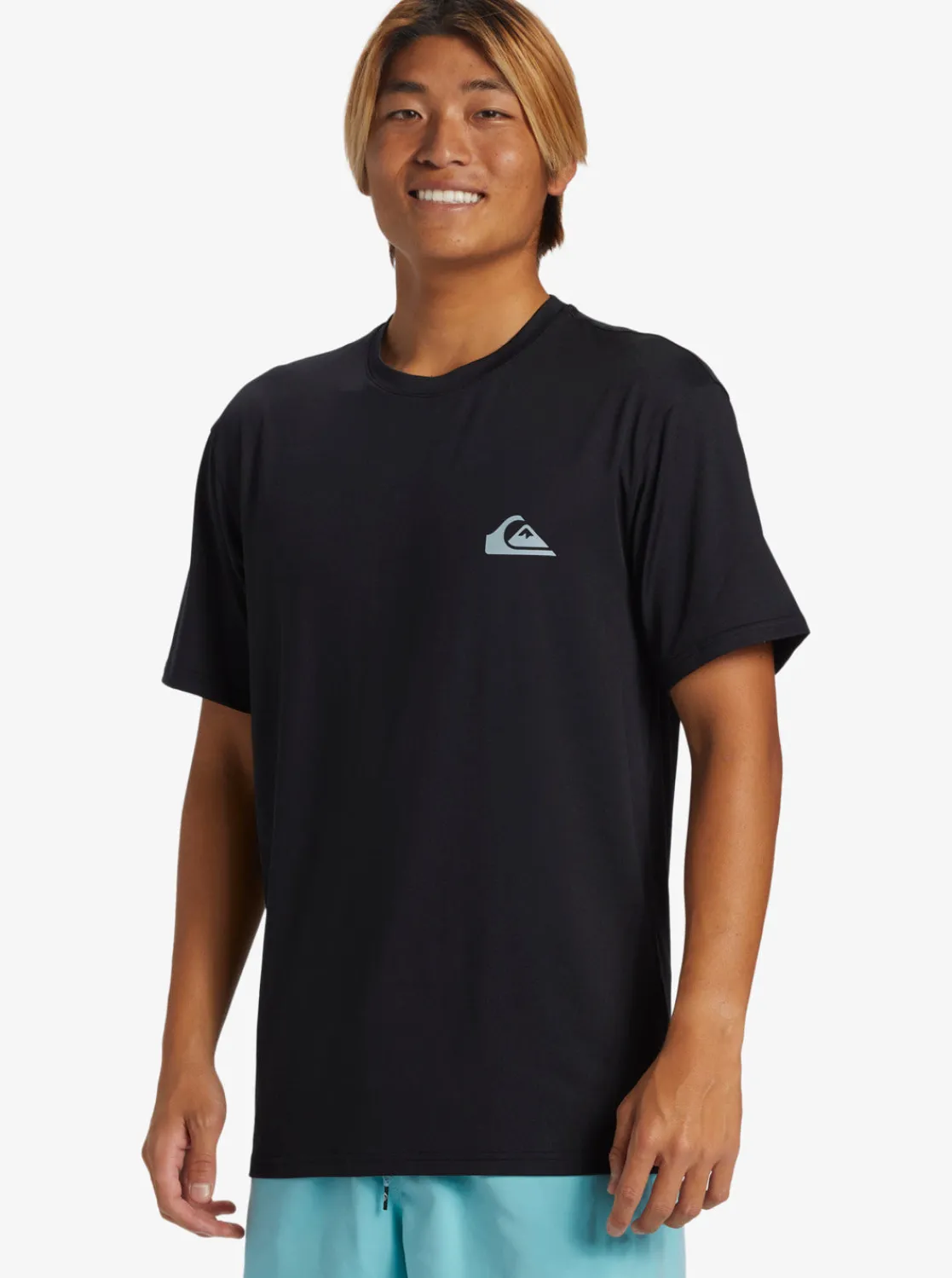 Quiksilver Rashguards>Everyday Short Sleeve Surf Tee BLACK