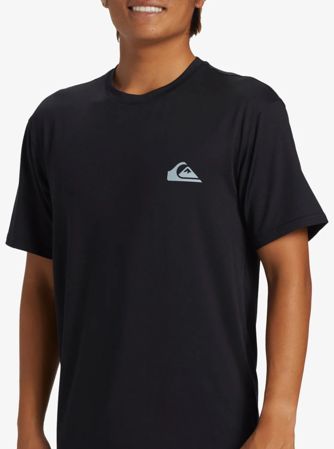 Quiksilver Rashguards>Everyday Short Sleeve Surf Tee BLACK