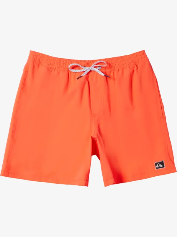 Quiksilver Boardshorts | Boardshorts>Everyday Solid 15" Swim Trunks FIERYCORAL