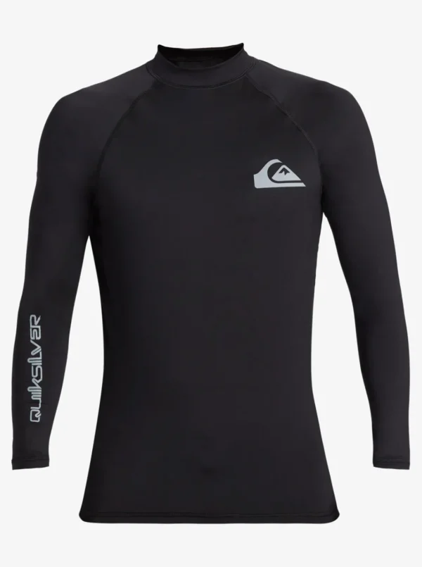 Quiksilver Rashguards>Everyday UPF 50 Long Sleeve Rashguard BLACK