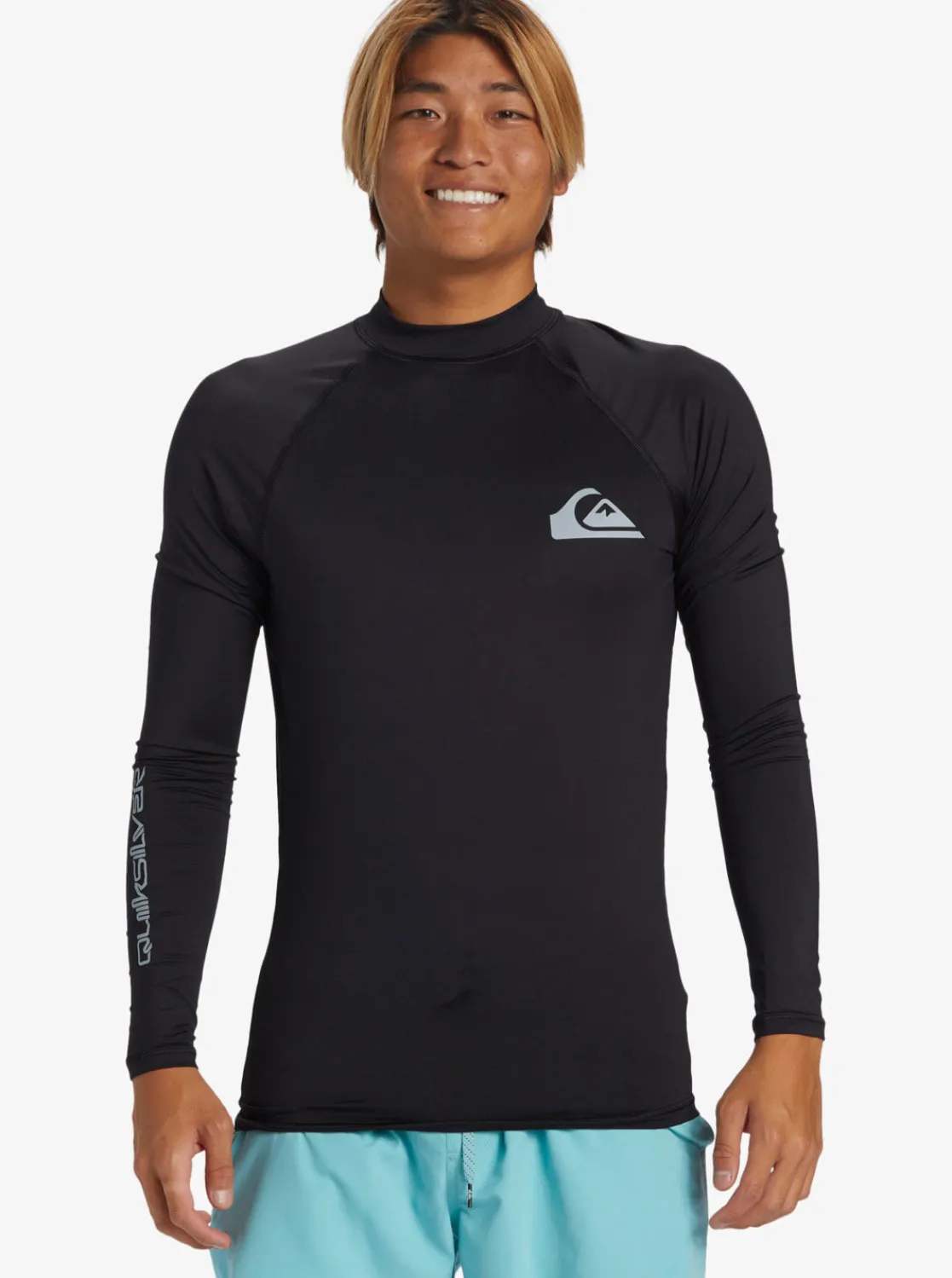 Quiksilver Rashguards>Everyday UPF 50 Long Sleeve Rashguard BLACK