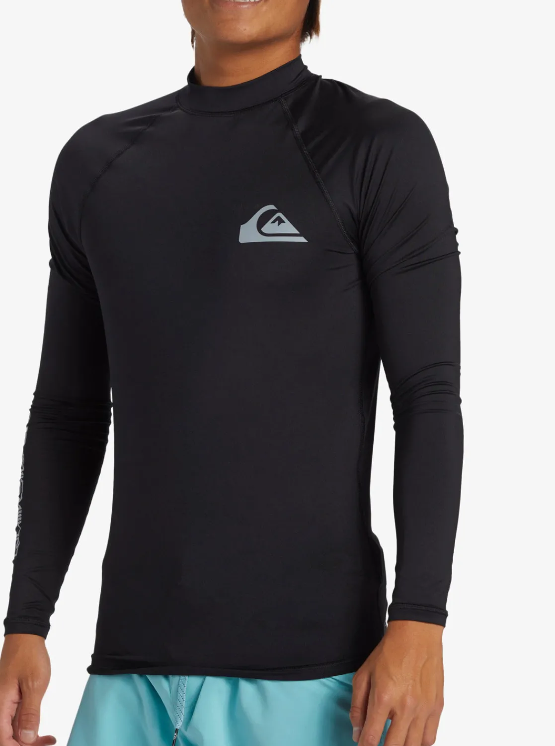 Quiksilver Rashguards>Everyday UPF 50 Long Sleeve Rashguard BLACK