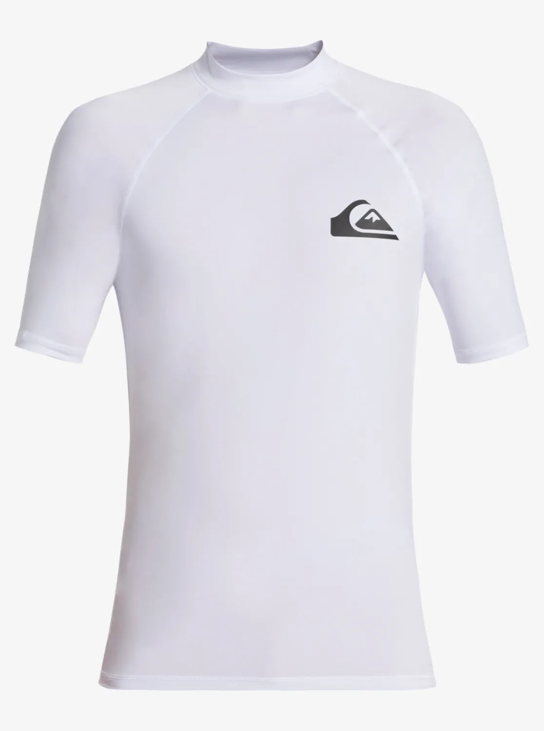 Quiksilver Rashguards>Everyday UPF 50 Short Sleeve Rashguard WHITE