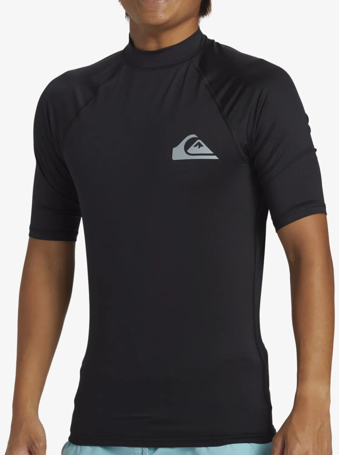 Quiksilver Rashguards>Everyday UPF 50 Short Sleeve Rashguard BLACK