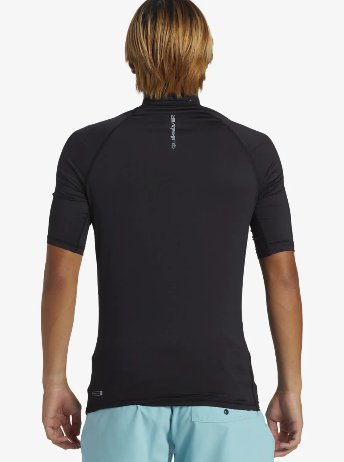 Quiksilver Rashguards>Everyday UPF 50 Short Sleeve Rashguard BLACK