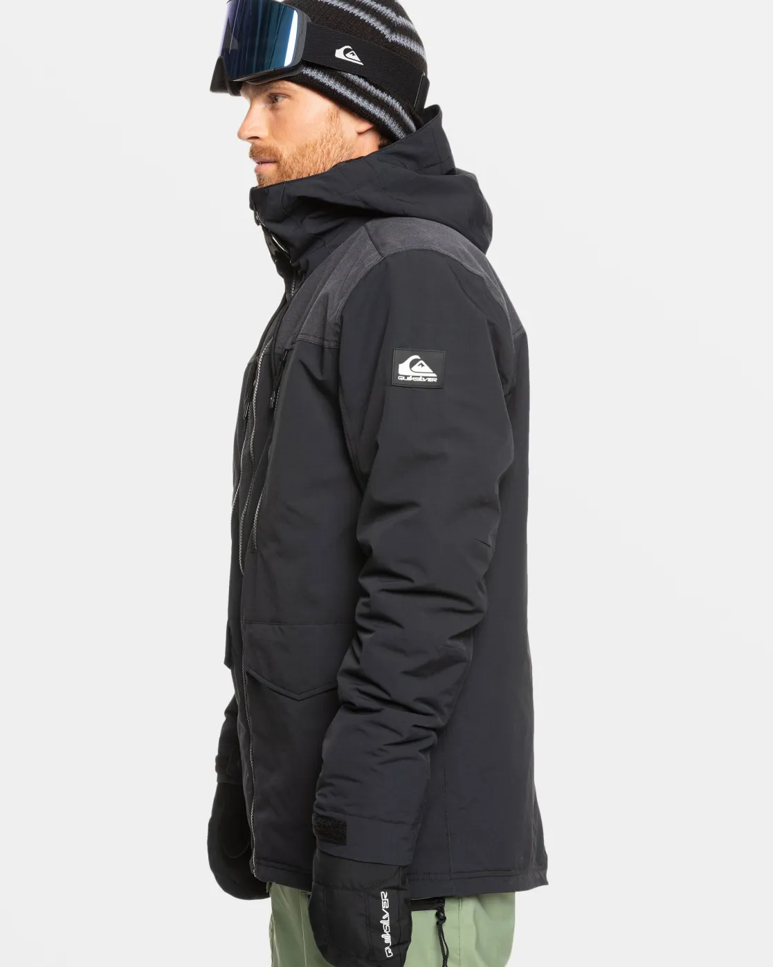 Quiksilver Snow Jackets>Fairbanks Snow Jacket TRUEBLACK