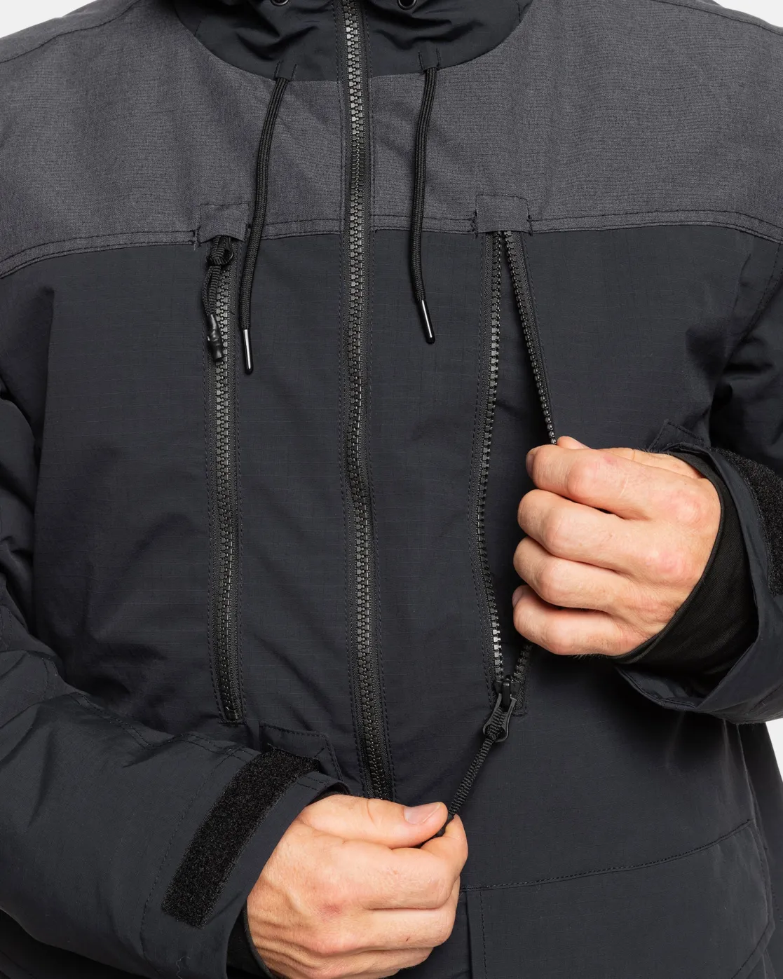 Quiksilver Snow Jackets>Fairbanks Snow Jacket TRUEBLACK