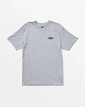 Quiksilver Tees>Fossilized T-Shirt ATHLETICHEATHER
