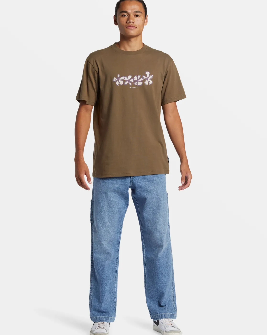 Quiksilver Tees>Four Flowers T-Shirt CANTEEN