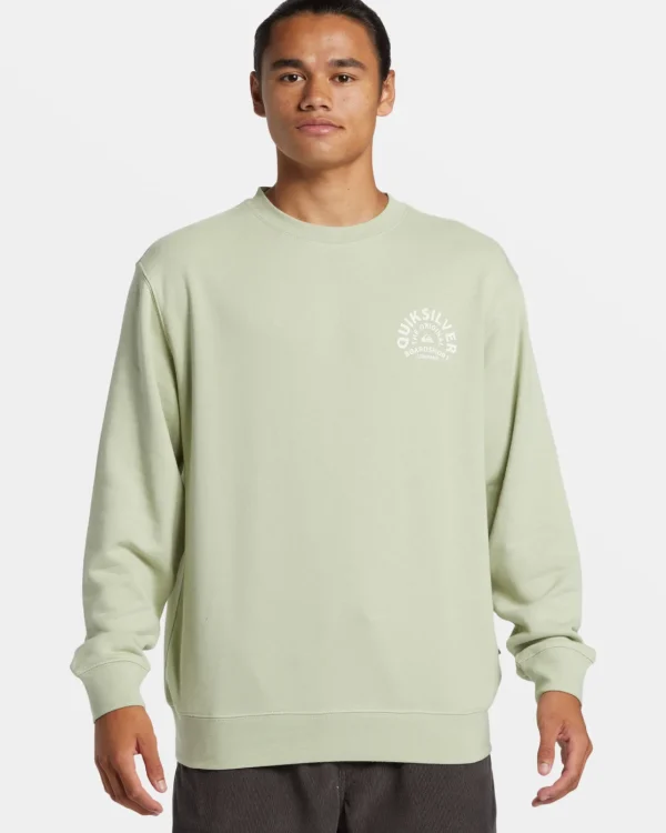 Quiksilver Sweatshirts & Hoodies | Under $100>Graphic Crewneck Sweatshirt DESERTSAGE