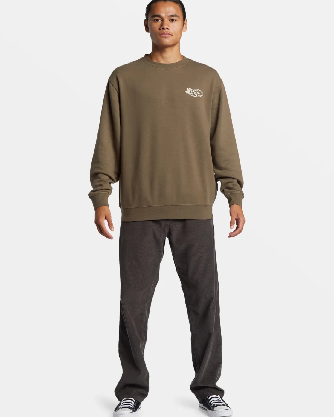 Quiksilver Sweatshirts & Hoodies | Under $100>Graphic Crewneck Sweatshirt CANTEEN