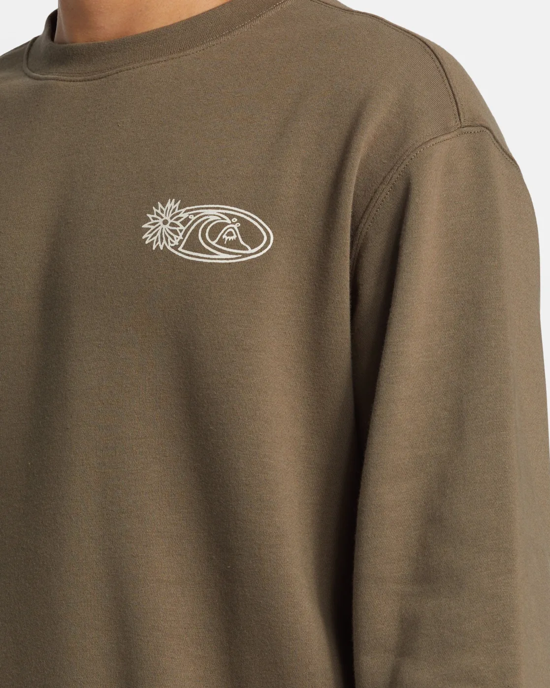 Quiksilver Sweatshirts & Hoodies | Under $100>Graphic Crewneck Sweatshirt CANTEEN
