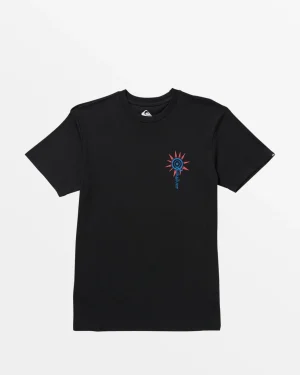 Quiksilver Tees>Grey Days T-Shirt BLACK