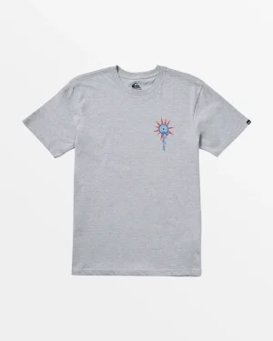 Quiksilver Tees>Grey Days T-Shirt ATHLETICHEATHER