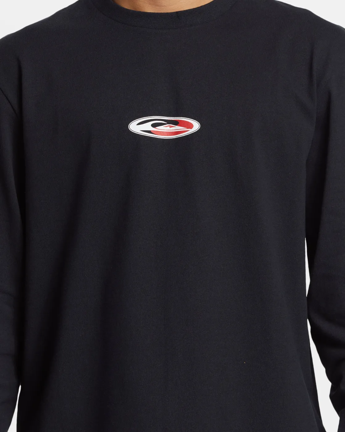 Quiksilver Tees>Griff Long Sleeve T-Shirt BLACK