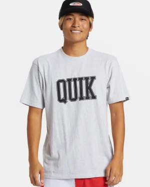 Quiksilver Tees>Griff Quik T-Shirt SNOWHEATHER