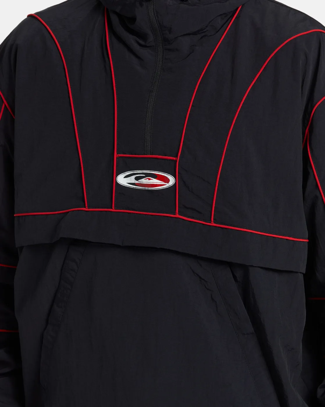Quiksilver Jackets | Under $100>Griff Surf Half-Zip Jacket BLACK