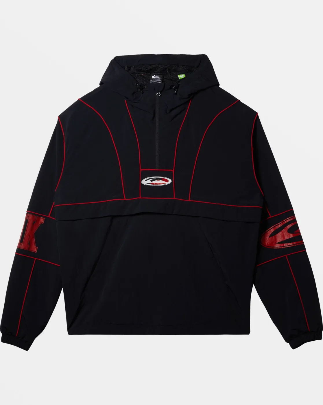 Quiksilver Jackets | Under $100>Griff Surf Half-Zip Jacket BLACK