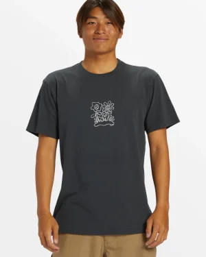 Quiksilver Tees>Heavy Psych T-Shirt - TARMAC