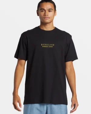 Quiksilver Tees>Hibiscus Pop T-Shirt BLACK