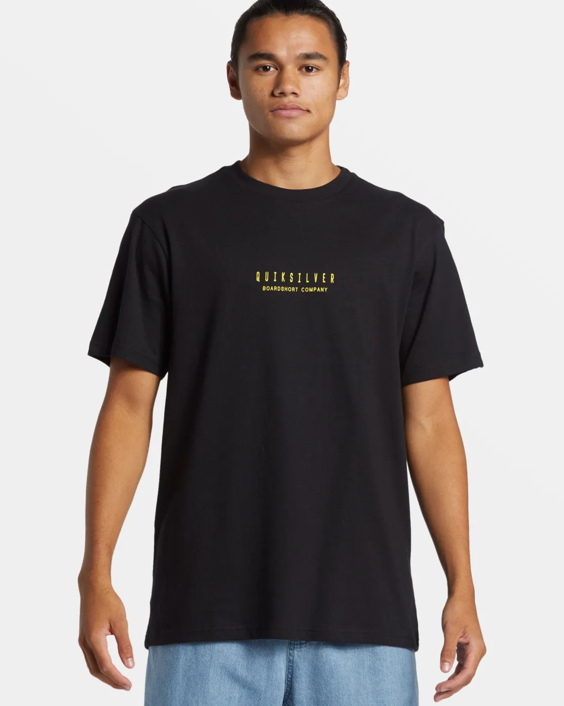 Quiksilver Tees>Hibiscus Pop T-Shirt BLACK