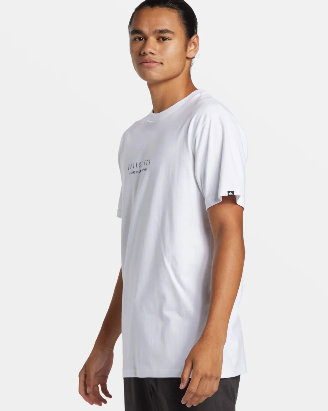 Quiksilver Tees>Hibiscus Pop T-Shirt WHITE