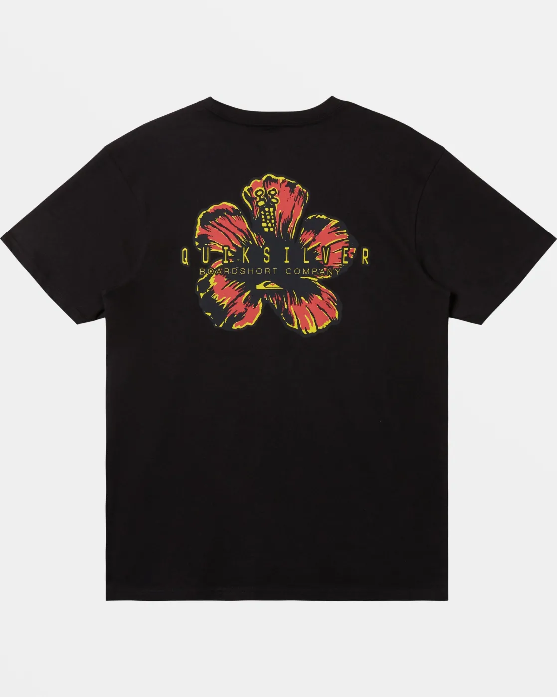 Quiksilver Tees>Hibiscus Pop T-Shirt BLACK