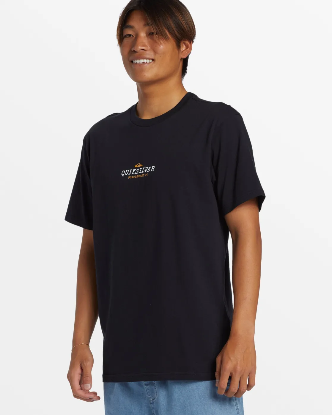 Quiksilver Tees>Hibiscus T-Shirt - BLACK