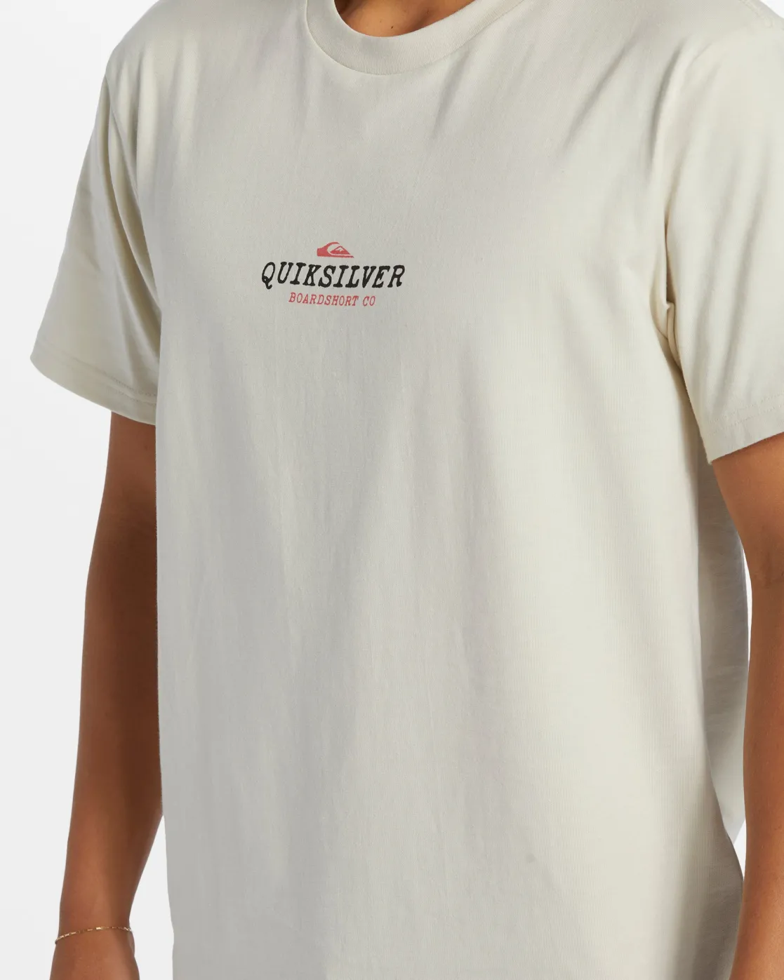 Quiksilver Tees>Hibiscus T-Shirt - SILVERBIRCH