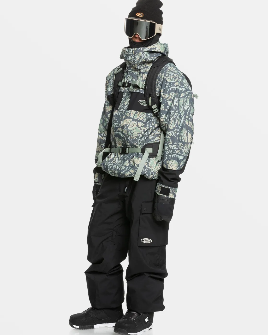 Quiksilver Snow Jackets>High Altitude 20K Snow Jacket WOODLANDABSTRACTSEASPRAY