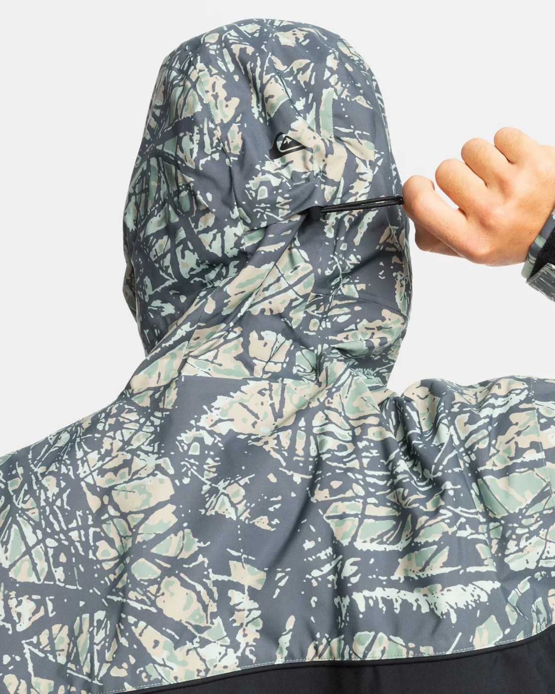 Quiksilver Snow Jackets>High Altitude 20K Snow Jacket WOODLANDABSTRACTSEASPRAY