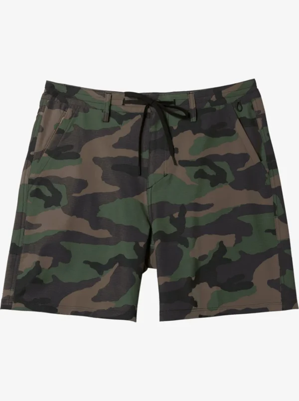 Quiksilver Shorts & Amphibians>Highline Amphibian 18.5" Hybrid Shorts CAMO