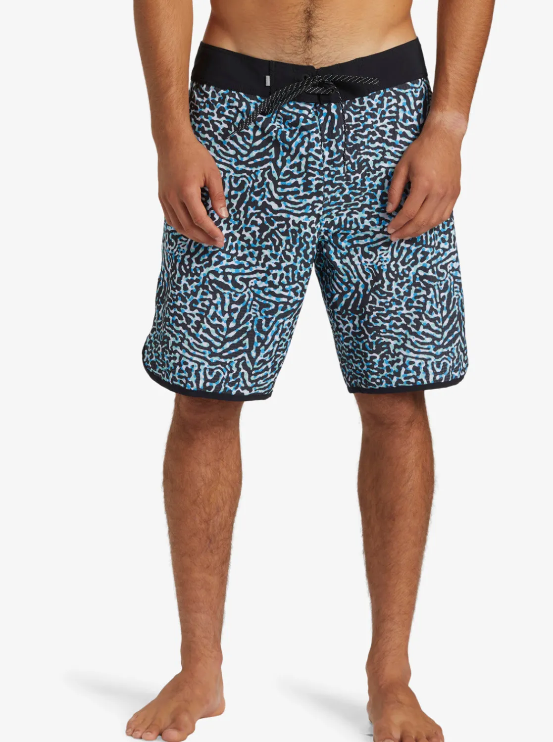 Quiksilver Boardshorts | Boardshorts>Highline Scallop 19" Boardshorts SWEDISHBLUE