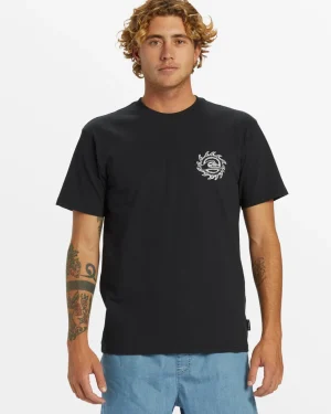 Quiksilver Tees>In Good Hands T-Shirt - BLACK