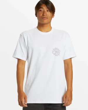 Quiksilver Tees>In Good Hands T-Shirt - WHITE
