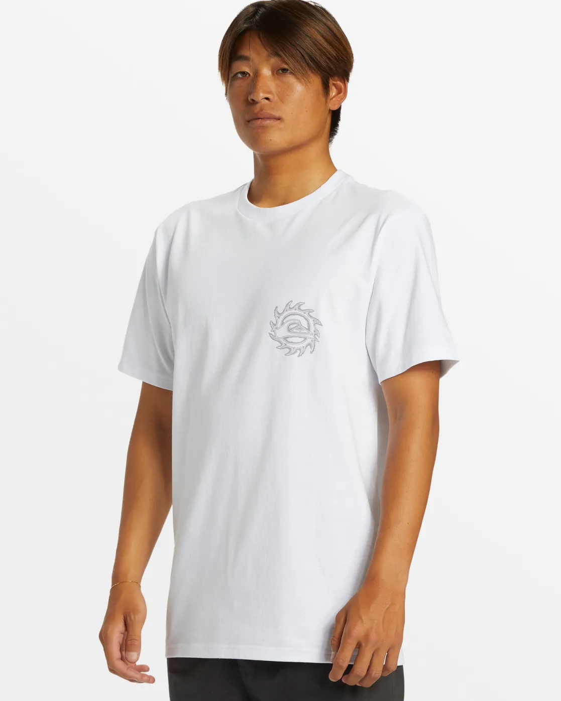Quiksilver Tees>In Good Hands T-Shirt - WHITE