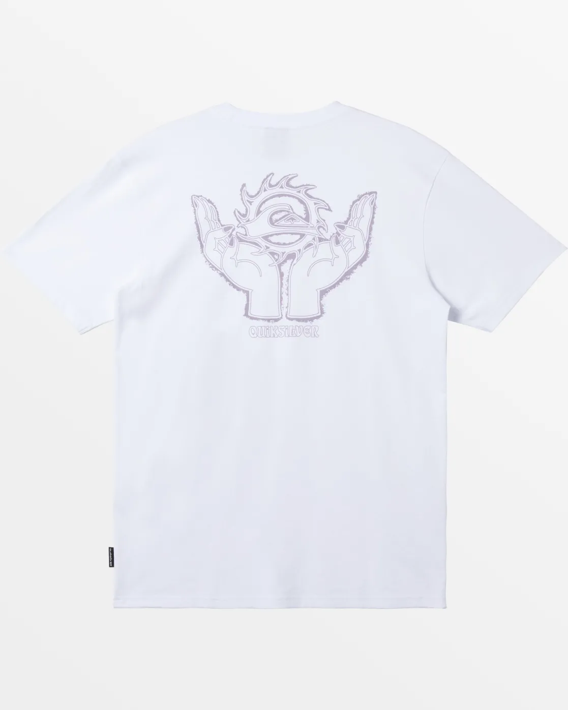 Quiksilver Tees>In Good Hands T-Shirt - WHITE