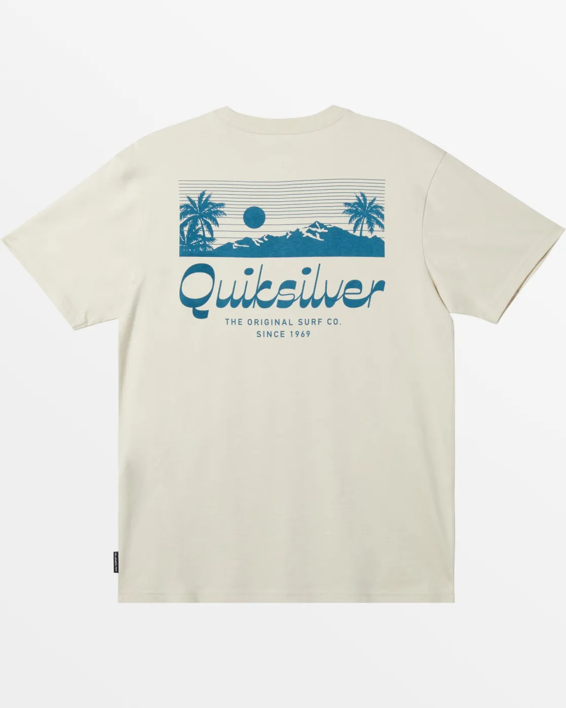 Quiksilver Tees>Island Mode T-Shirt - SILVERBIRCH