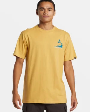 Quiksilver Tees>Island Vibes T-Shirt FALLLEAF