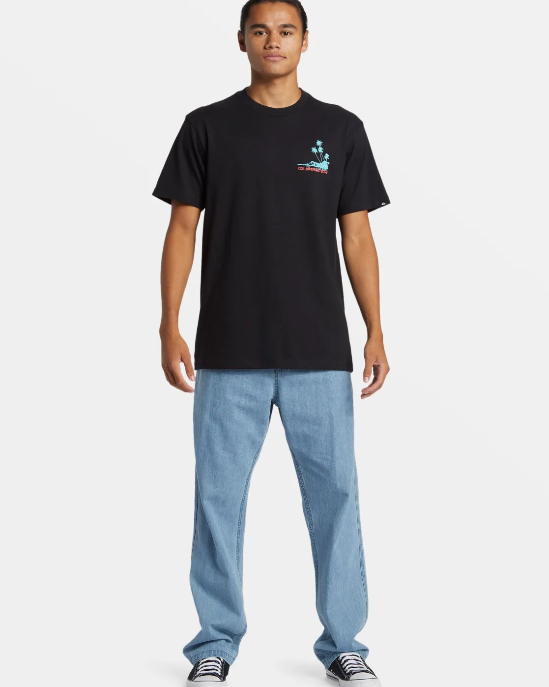 Quiksilver Tees>Island Vibes T-Shirt BLACK