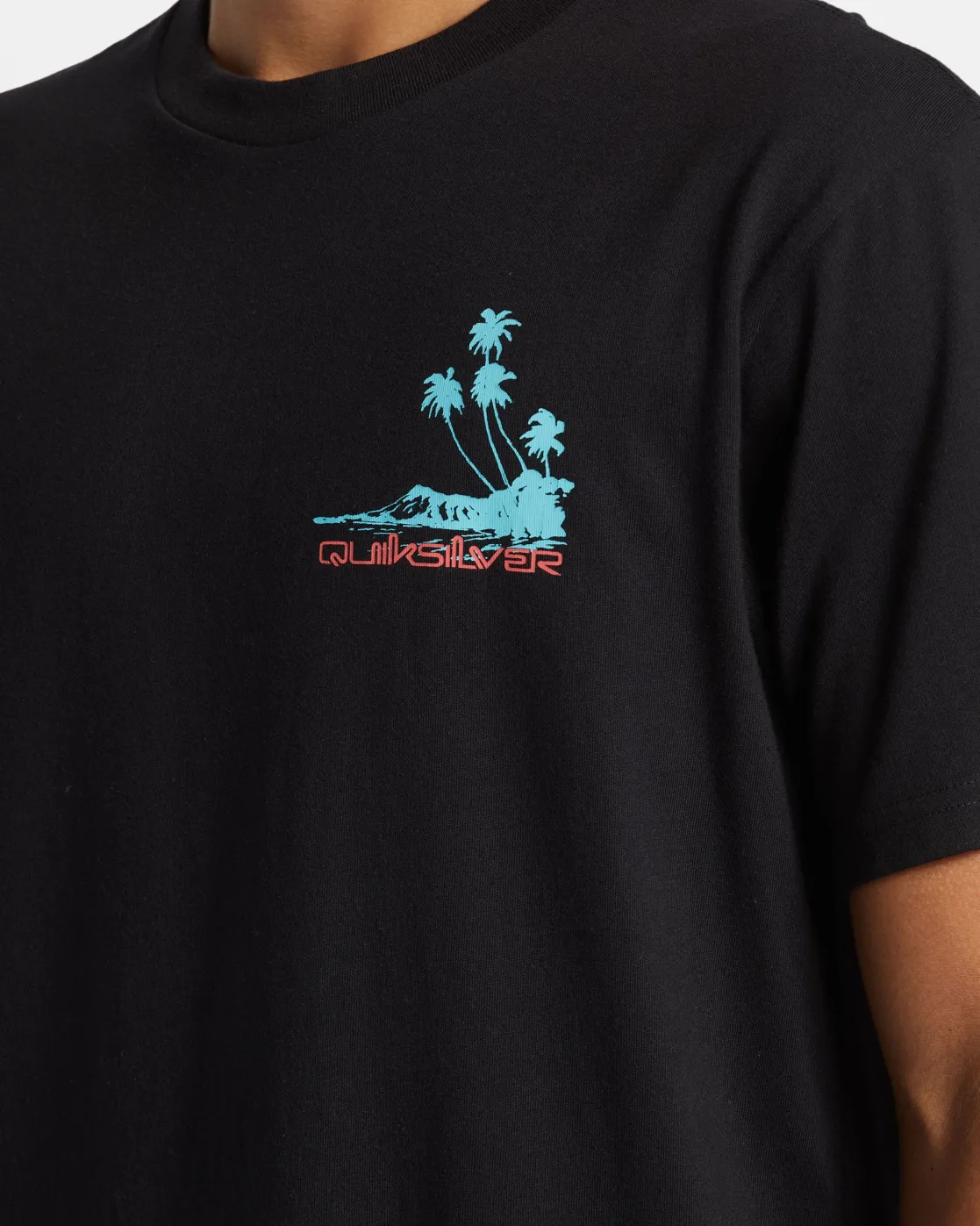Quiksilver Tees>Island Vibes T-Shirt BLACK