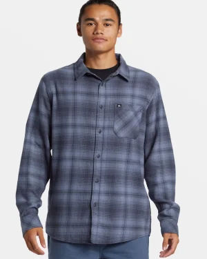 Quiksilver Shirts & Polos | Under $100>Lago Long-Sleeve Flannel BLUENIGHTSLAGOCLASSICSTCH