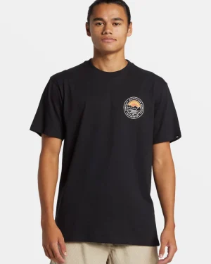 Quiksilver Tees>Landscapes T-Shirt BLACK