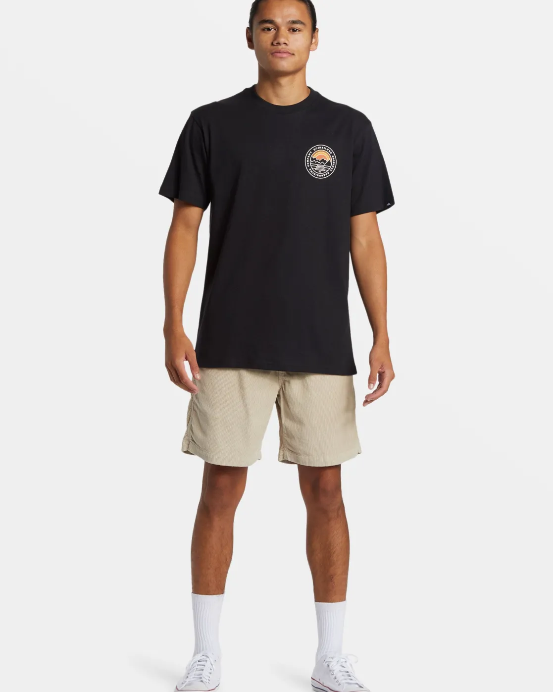 Quiksilver Tees>Landscapes T-Shirt BLACK
