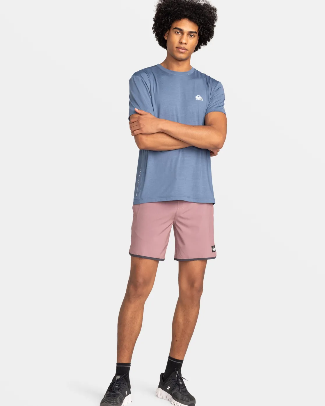 Quiksilver Tees>Lap Time T-Shirt VINTAGEINDIGO