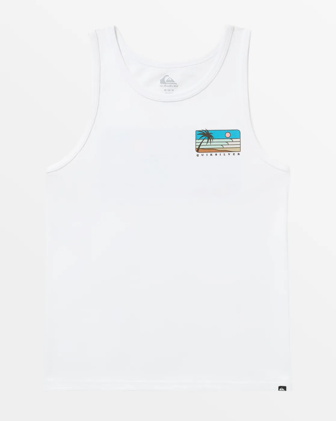 Quiksilver Tees>Line Up Tank WHITE
