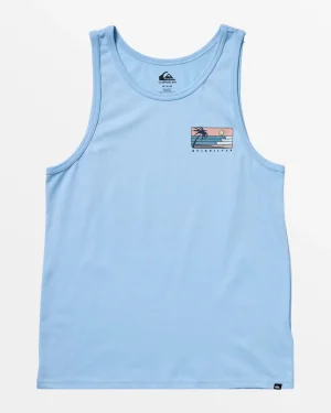 Quiksilver Tees>Line Up Tank BLUEBELL