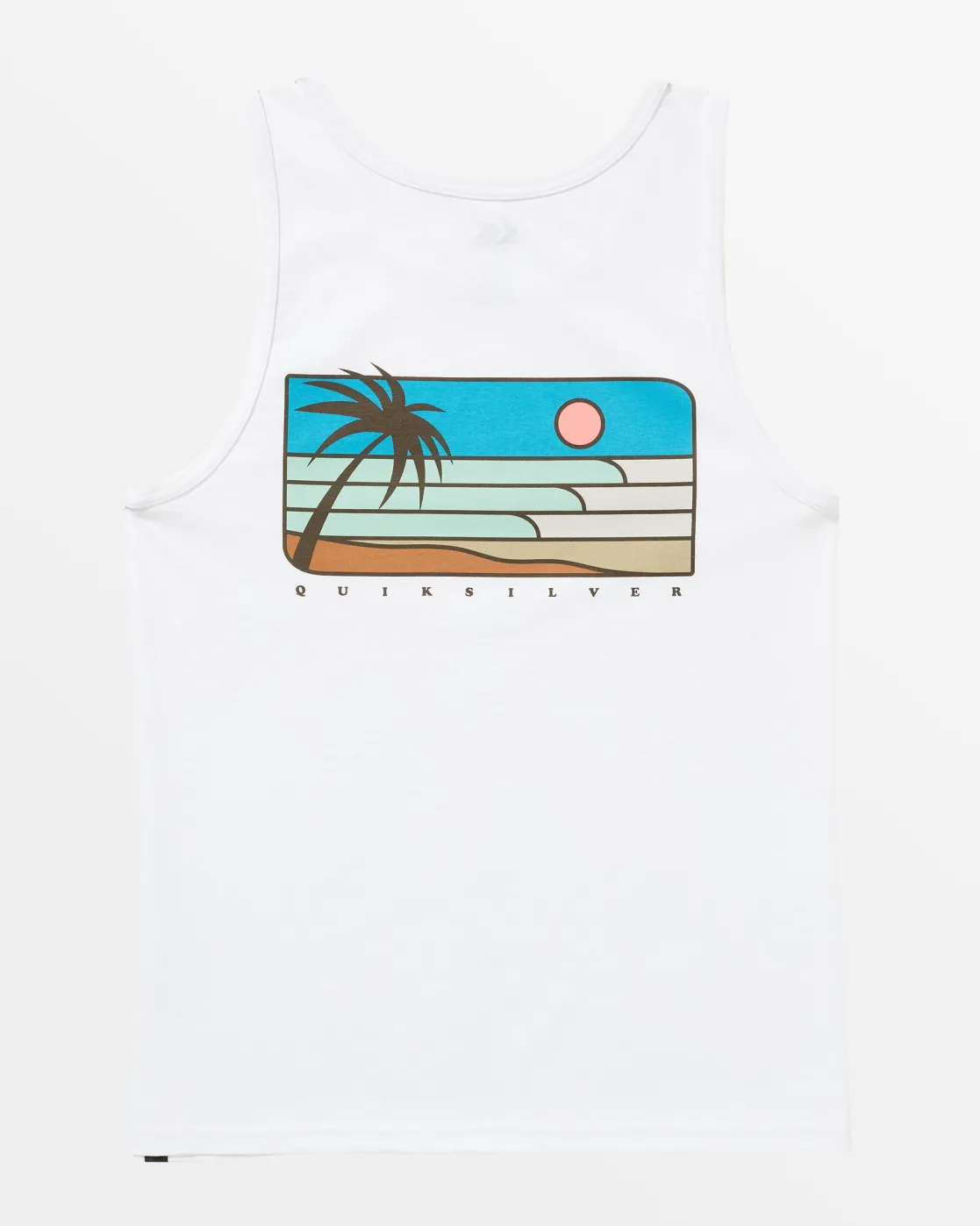 Quiksilver Tees>Line Up Tank WHITE